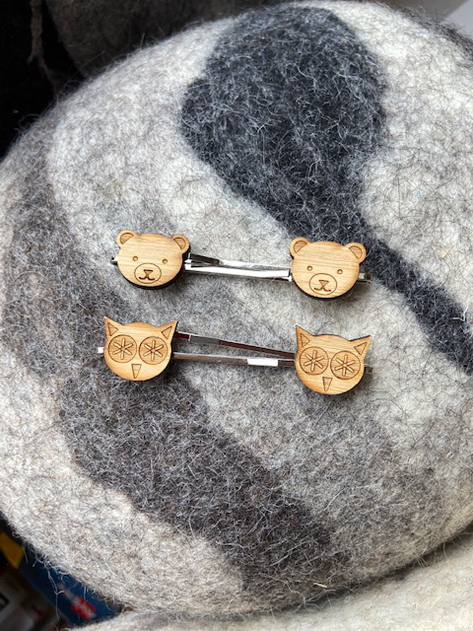 Cabin + Cub Bamboo Hair Pin