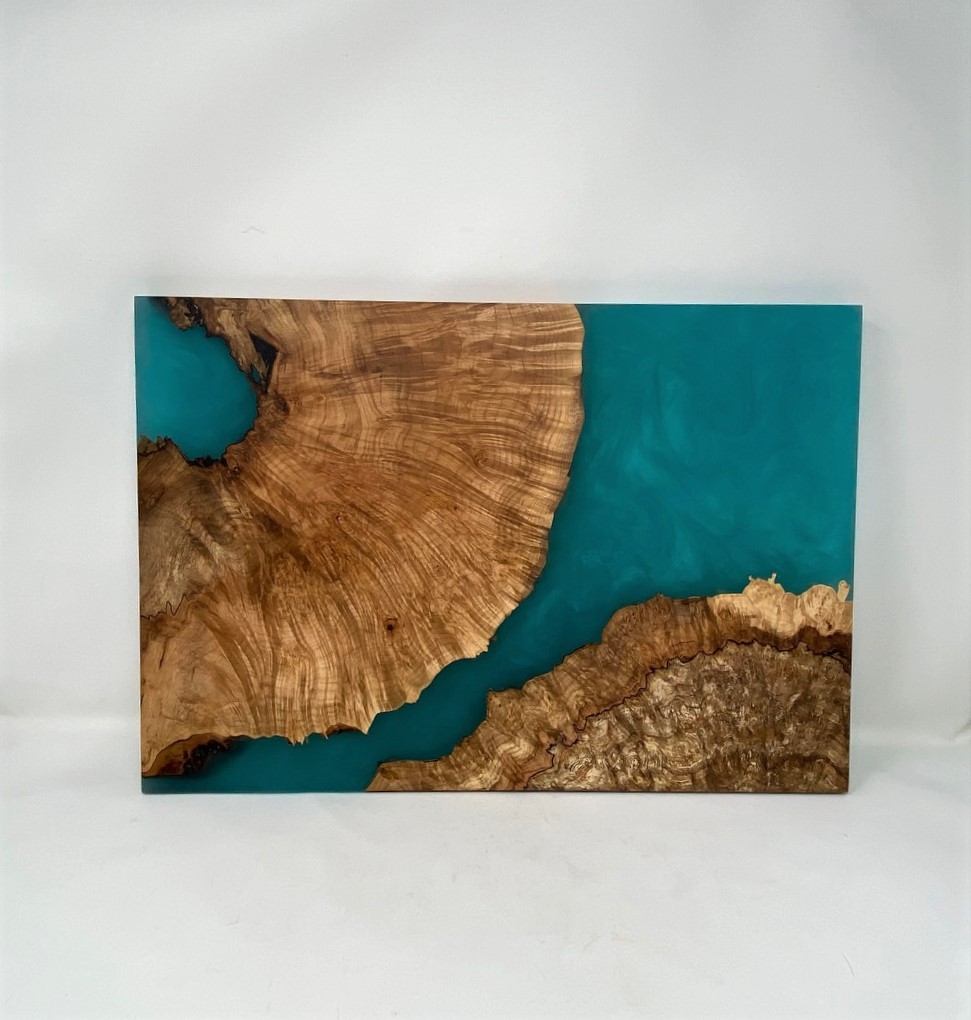 Epoxy & Burl Charcuterie Board (12 x 18)