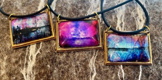 Bronze Picture Frame Pendants