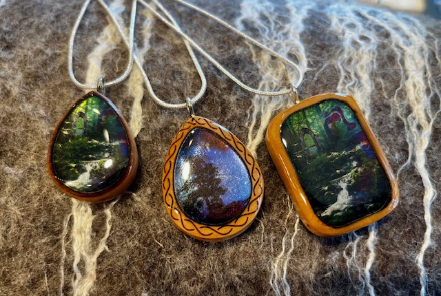 Wood Pendants