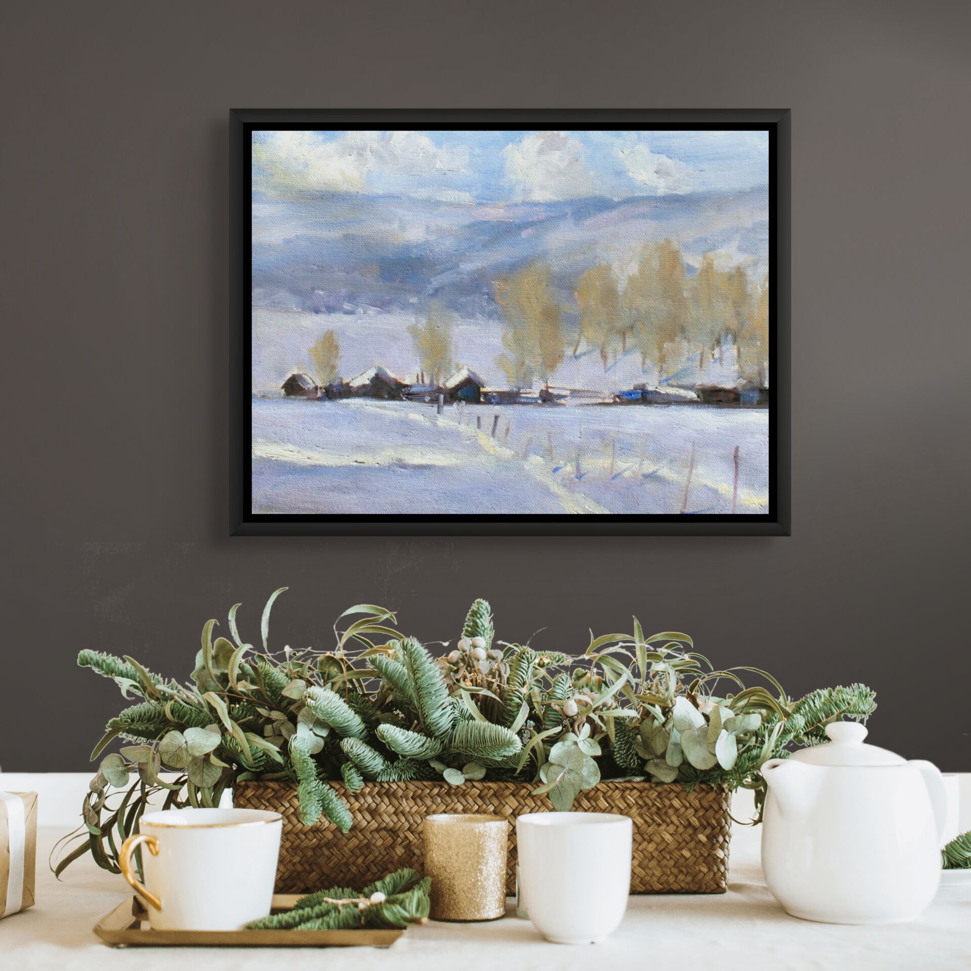 Farmyard in the Snow - Image 2