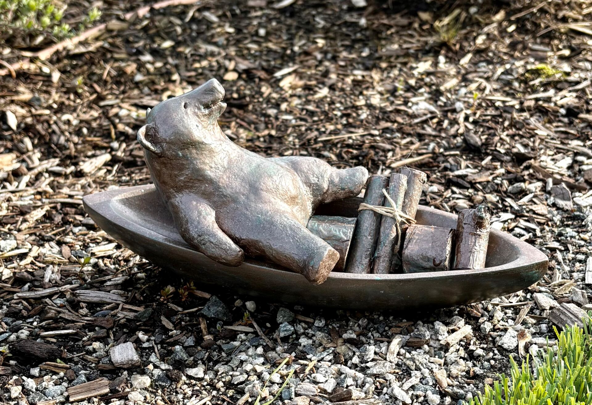 Here is the Firewood Canoe Bear
