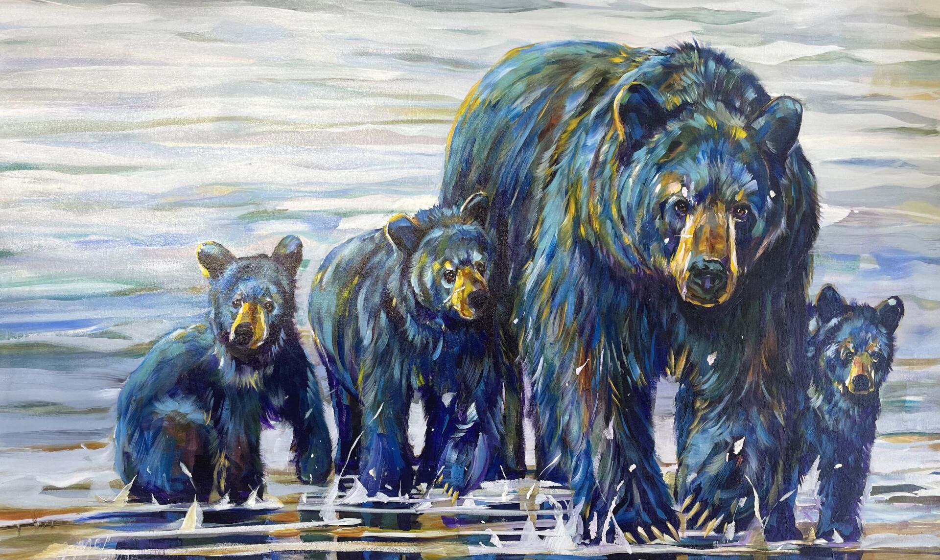 Cubs at the Water's Edge