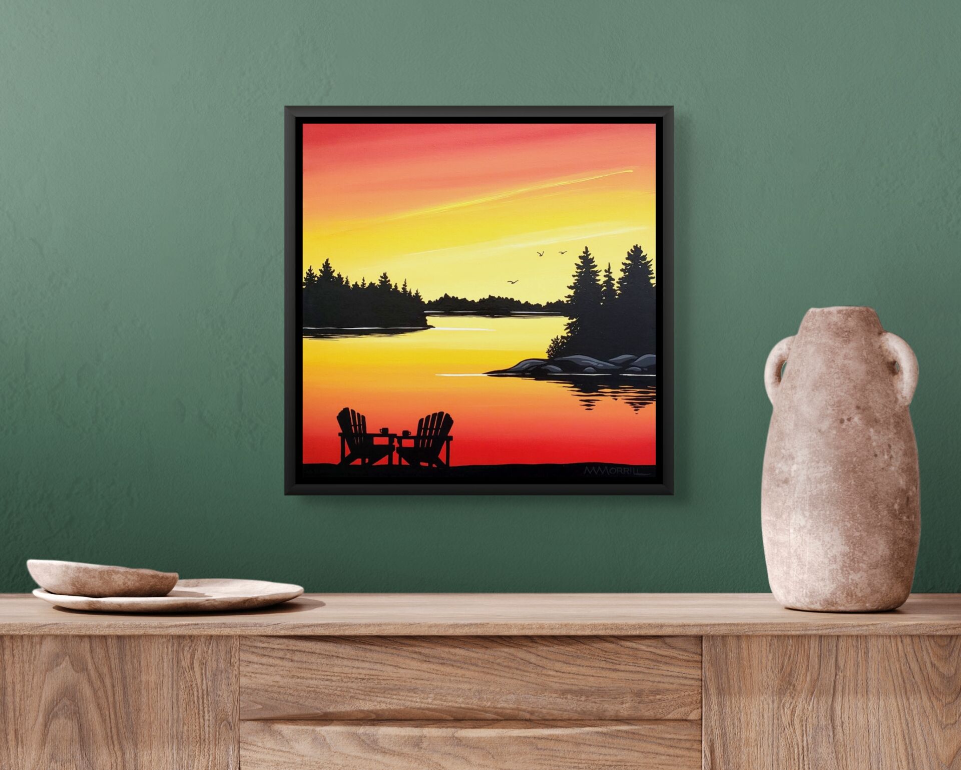 Lakeshore Sunset III - Image 2