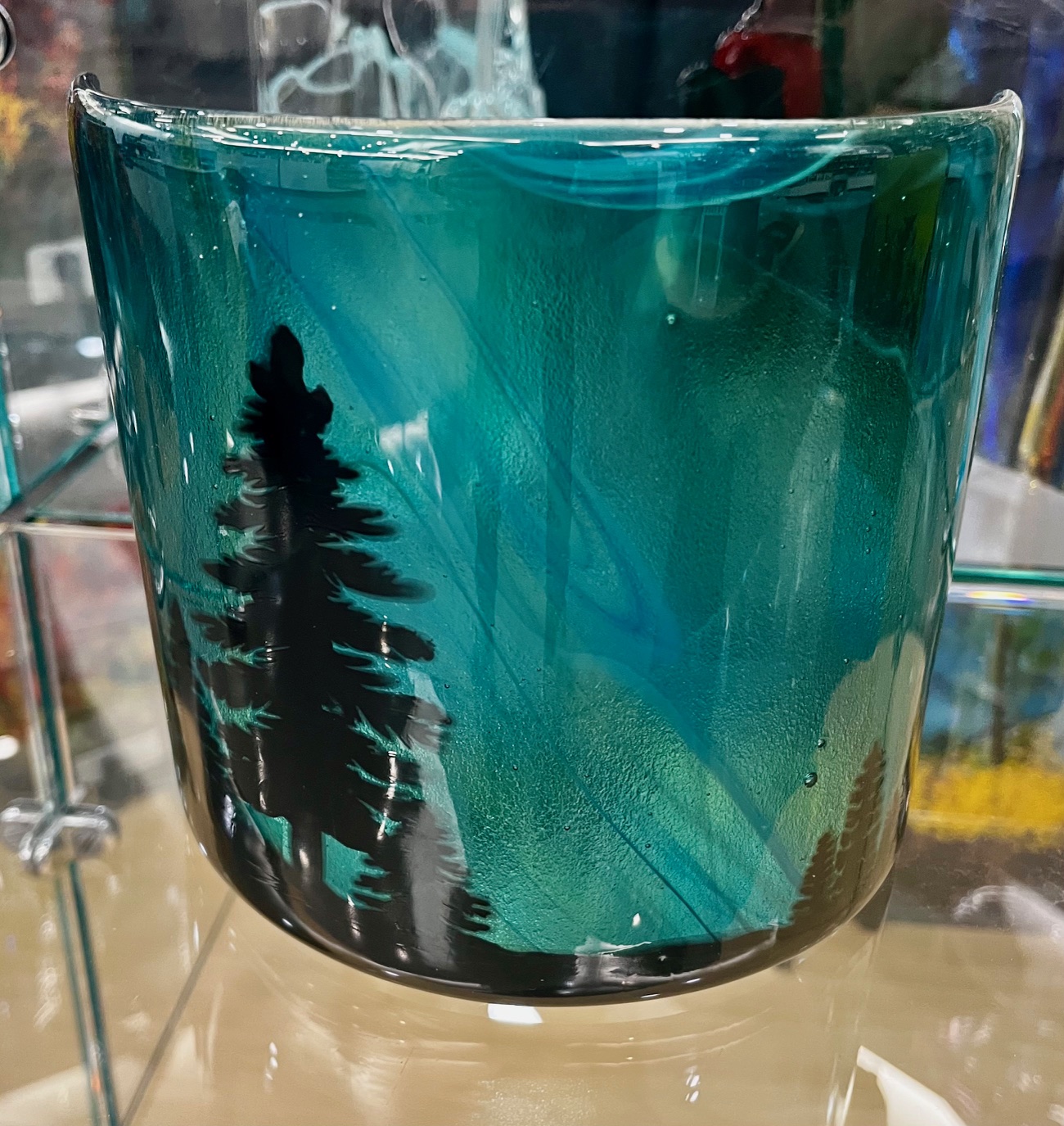 Northern Lights in the Forest Curve