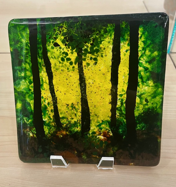 In the Depths of a Spring Forest on stand