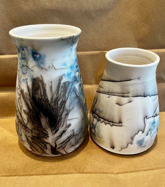 Raku Vases
