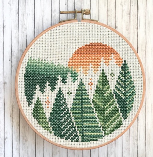 Northern Forests Printed Pattern