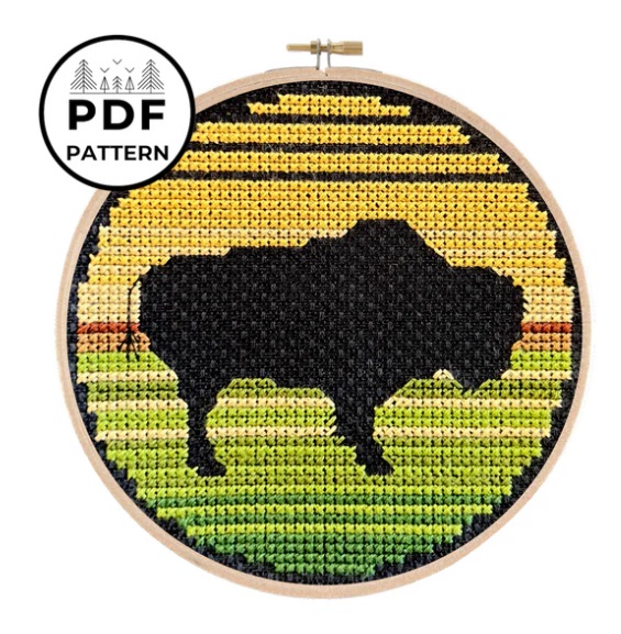 Bison Printed Pattern