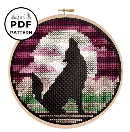 Wolf Printed Pattern