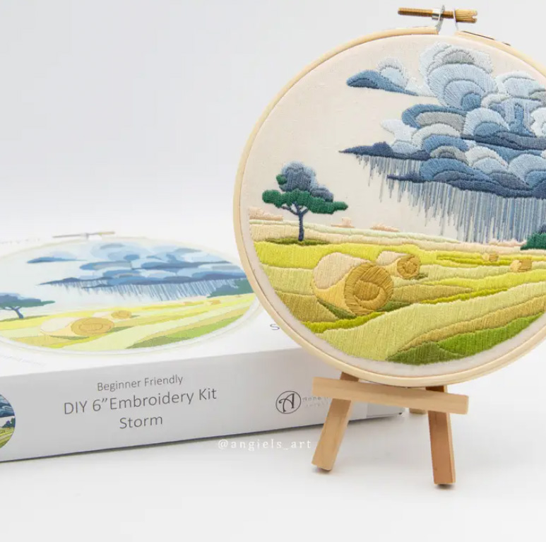 Storm DIY Embroidery Kits - Black Spruce Gallery